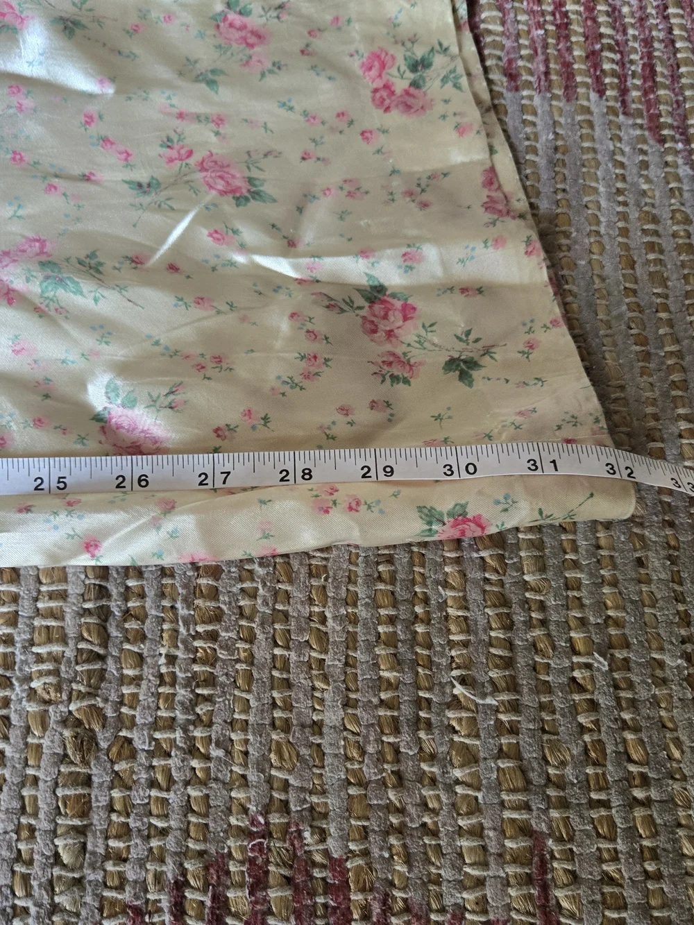 Vintage 60s 70s Does 30s Floral Top And Ultra Wide Leg Pant Suit Set XS S - Picture 16 of 16